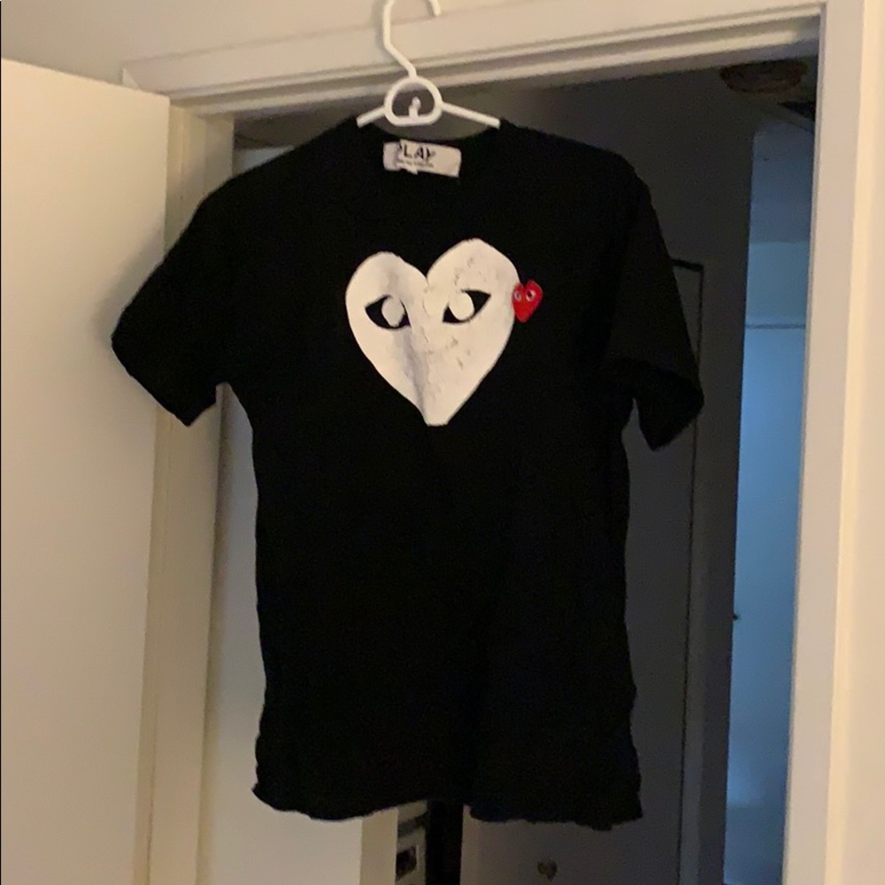 Comme des Garçons big heart logo T-shirt